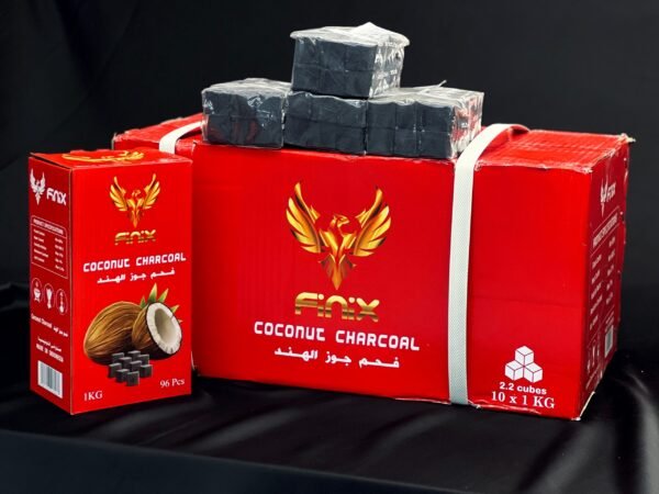 Charcoal 96 Pcs Coconut Cubes - Image 4