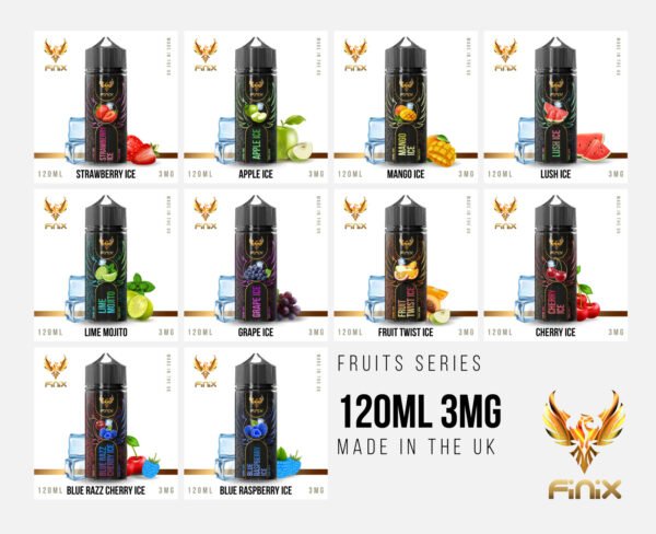 JUICE HOOKAH FRUIT SERIES FINIX 120ML