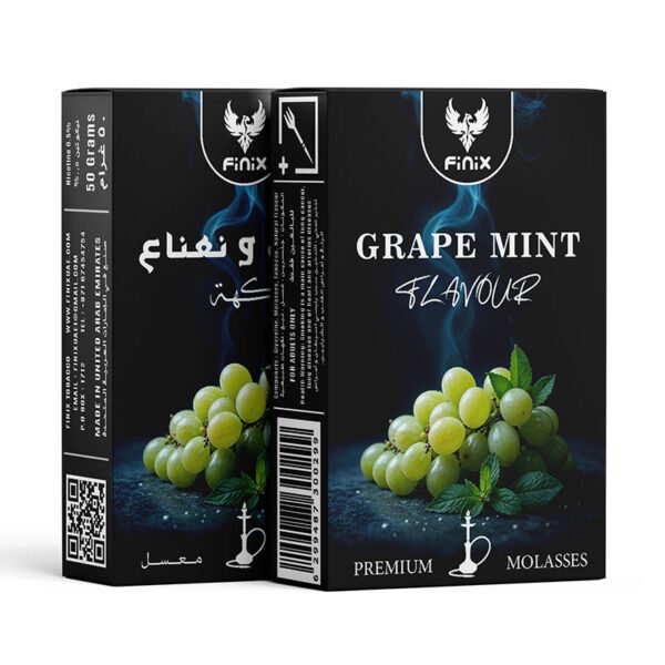 Finix Shisha Molasses – Grape Mint (50g)