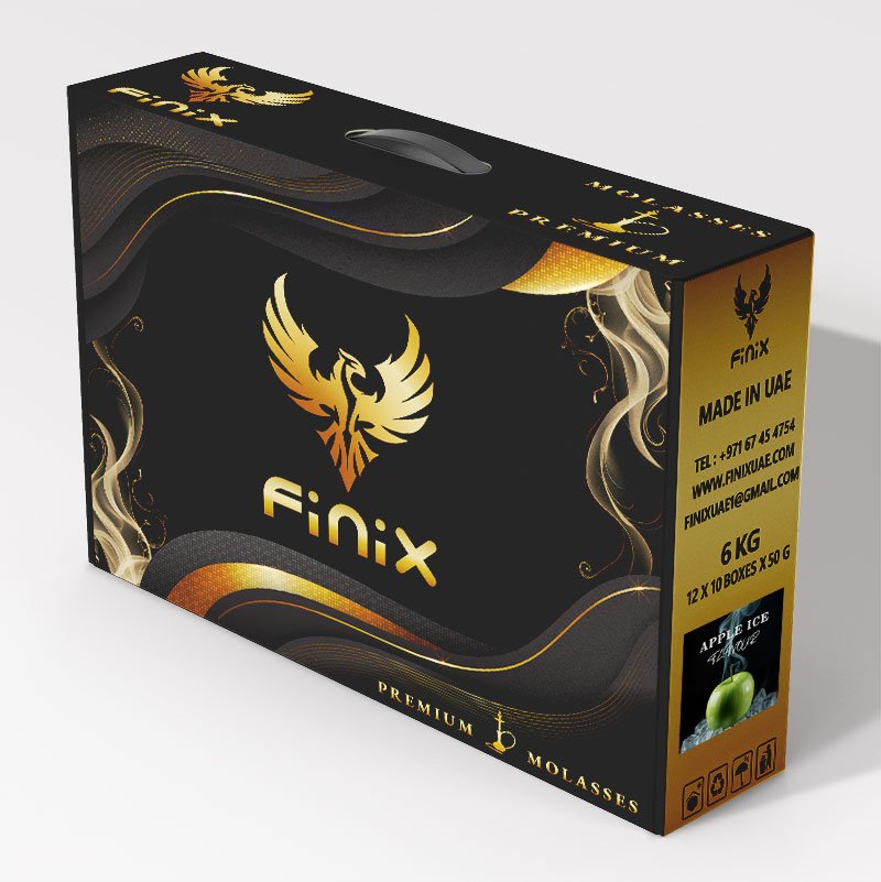Finix Shisha Molasses – Apple Ice (50g) - Image 4