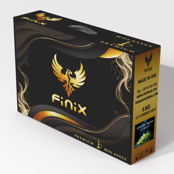 Finix Shisha Molasses – Grape Mint (50g) - Image 4