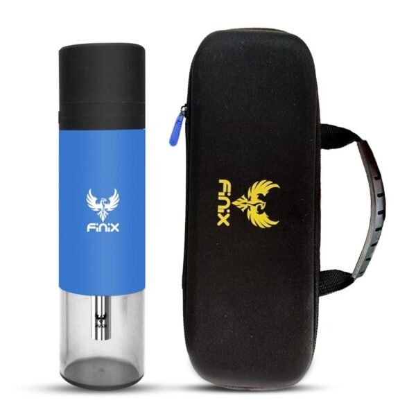 Finix Portable Car Hookah Plastic Blue + Accessories & Bag - Image 2