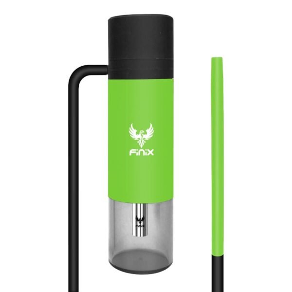 Finix Portable Car Hookah Plastic Green + Accessories & Bag