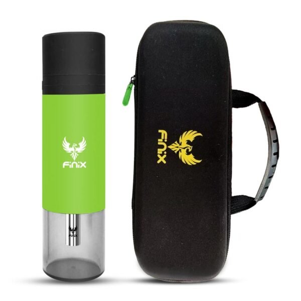 Finix Portable Car Hookah Plastic Green + Accessories & Bag - Image 2