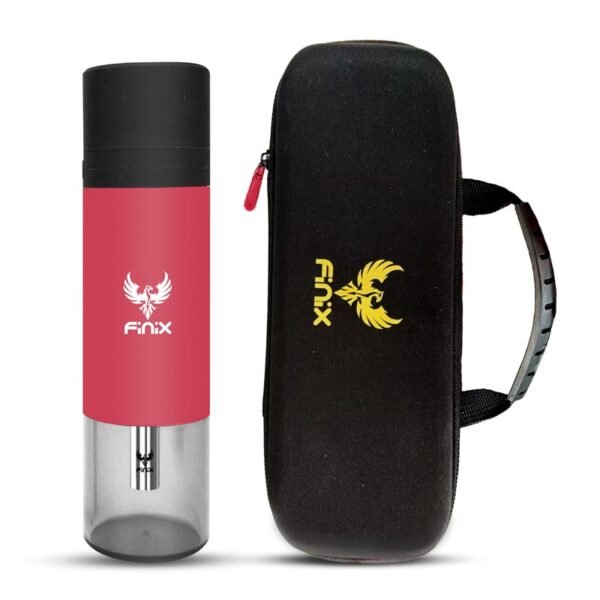 Finix Portable Car Hookah Plastic Red + Accessories & Bag - Image 2
